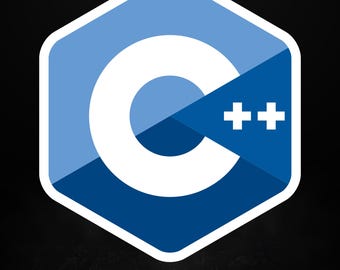 Adesivo con logo C++ / Decalcomania opaca per laptop per sviluppatori e ingegneri, 5 misure