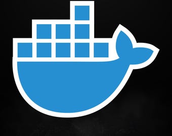 Docker Logo Sticker, Matte Laptop Decal for Developers & DevOps Engineers,  5 Sizes