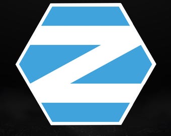 Zorin Linux ステッカー | モダンロゴ | オープンソース デスクトップステッカー、5サイズ