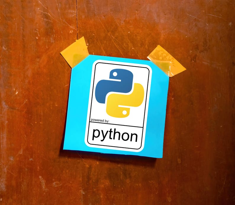 Powered by Python – Programming Language Sticker for Developers & Coders image 5