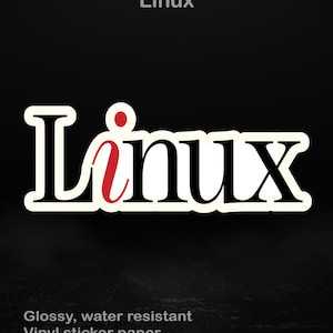 Simply Linux ステッカー | レトロなオープンソースデザイン | ドイツ製、5サイズ