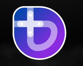 Bazzite Linux ゲームステッカー | Steam Deck Linux ロゴ | オープンソース ゲーマーギフト、5サイズ