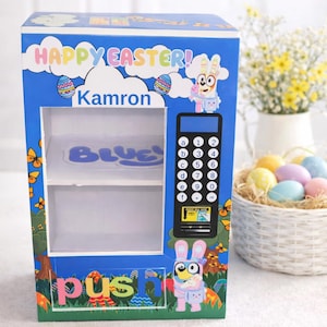 Máquina expendedora personalizada: decoración para fiestas, regalos, días festivos, diseños personalizados.