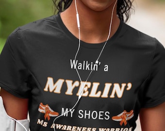 Multiple Sclerosis Awareness Bundle | MS Walk 2026 Shirt Designs | Orange Ribbon MS Awareness Designs | 10 PNG Bundle