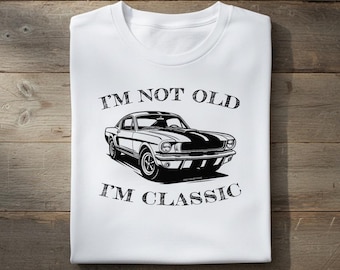 Classic Car Shirt Funny Retro Tee 1965 Shelby GT350