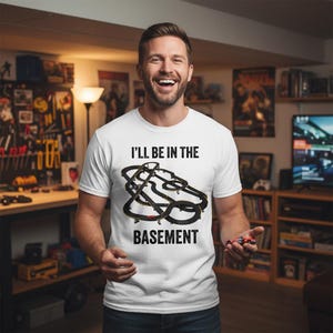 Slot Car Track T Shirt Vintage Racing Tee image 3