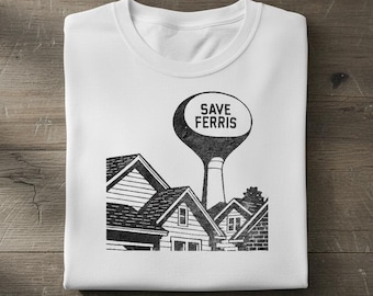 Save Ferris Retro 80s Movie Tee