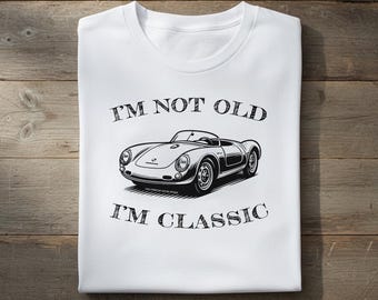 Classic Car Shirt Funny Retro Tee 1955 Porsche 550 RS Spyder