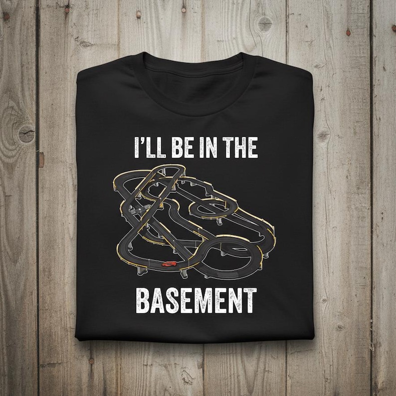 Slot Car Track T Shirt Vintage Racing Tee image 2