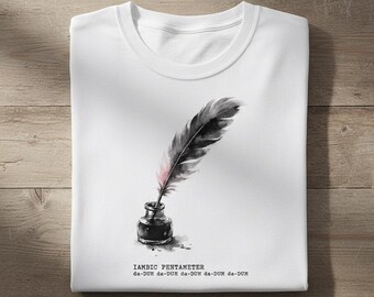 Iambic Pentameter Shirt da DUM da DUM Poetry Tee