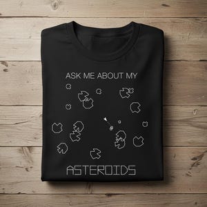 Asteroids Shirt Retro Arcade Tee