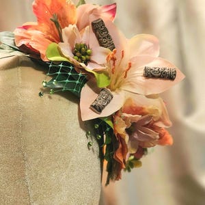 Sunset Tiki headdress,Tropical headpiece, Hawaiian,Viva,Tiki Oasis,