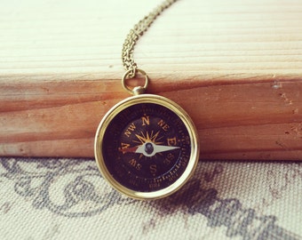 Golden Compass Necklace