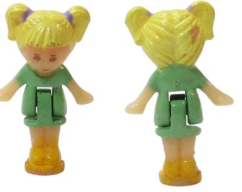 1990 Polly Pocket Doll Vintage Writing Case Playset - Tiny Tina Bluebird Toys (49772)
