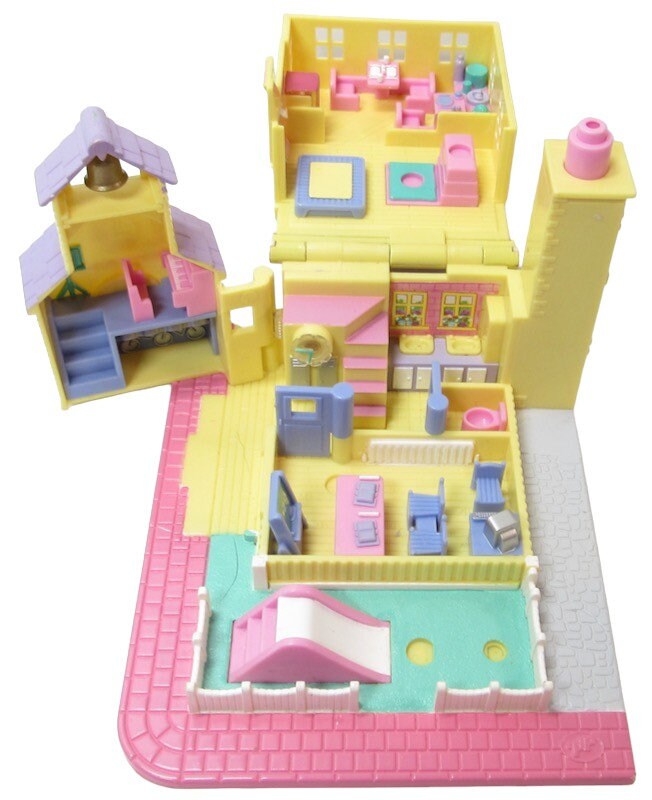 Polly Pocket Light-Up Schoolhouse Bluebird - 1993 - Vintage - Occasion