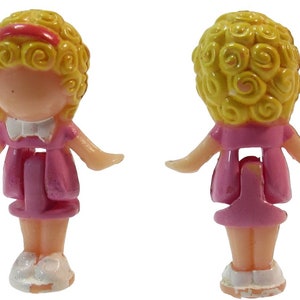 Polly Pocket Vintage Doll 1989 Polly&#39;s Bedtime Ring - Polly Bluebird Toy (48931)