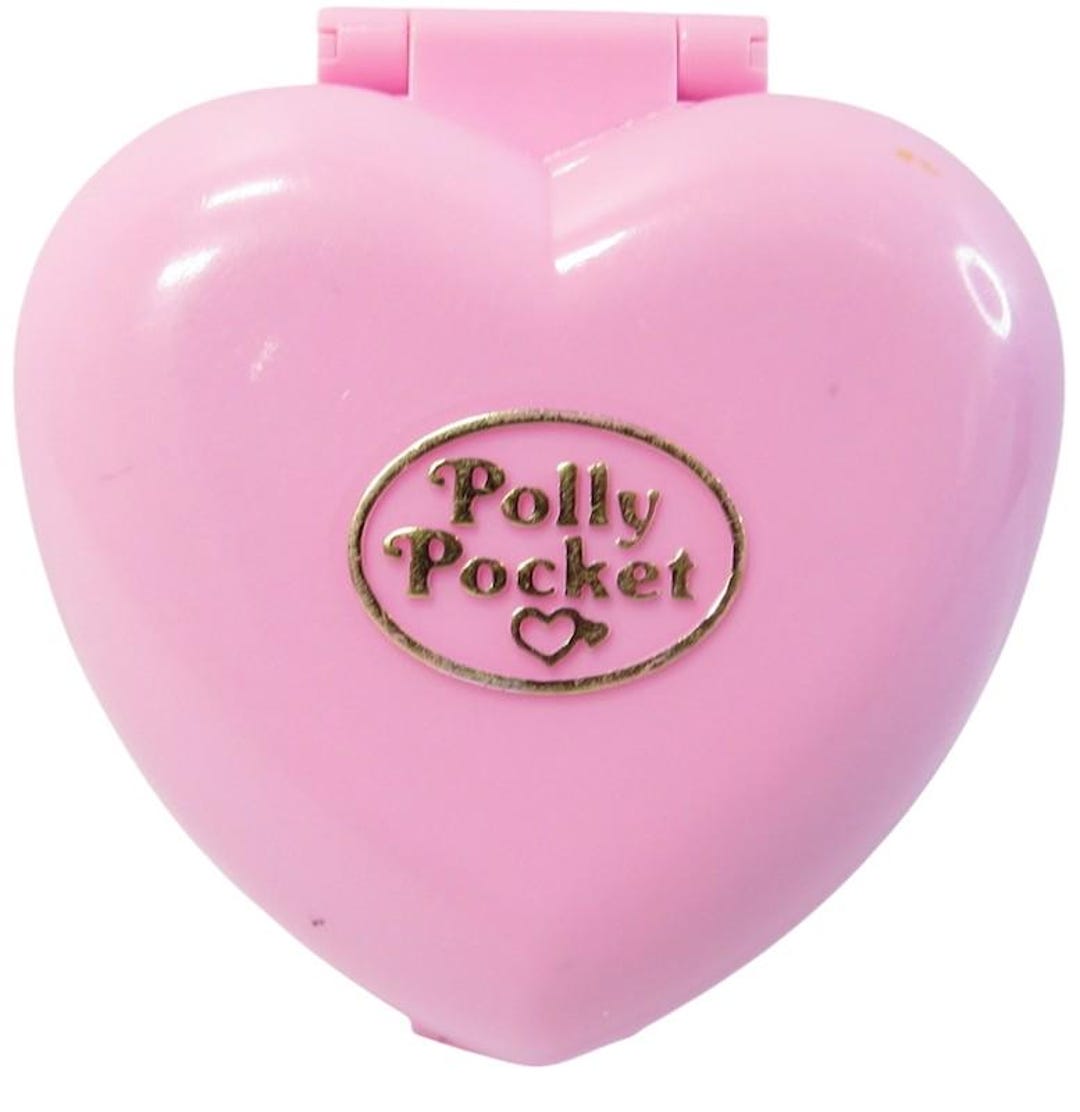  1993 Vintage Polly Pocket Kozy Kitties Compact ONLY Bluebird Toys Motiv 