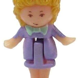 Polly Pocket Vintage Doll 1989 Polly&#39;s Bedtime Ring - Polly Bluebird Toys (50737)