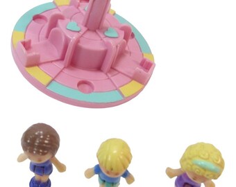 1993 Vintage Polly Pocket Merry-Go-Round Pals Bluebird Toys (48516)