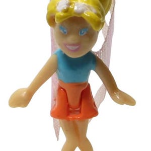 2001 Vintage Polly Pocket Dolls Petal Playhouse - Fairy Polly (50657)