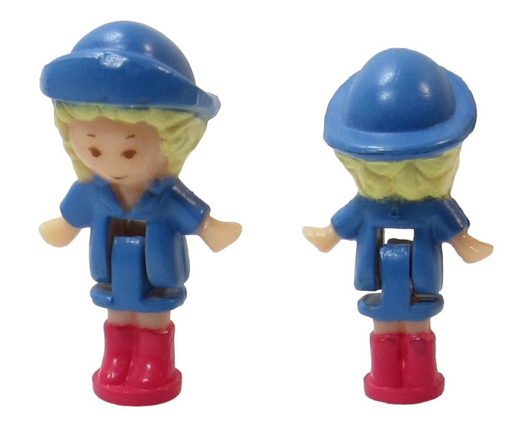 Bluebird Polly Pocket pendule 1991 Fun Time Clock en parfait