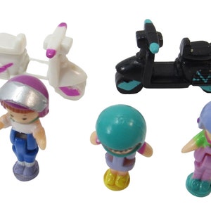 1994 Vintage Polly Pocket Scooter Fun Bluebird Toys (47215)