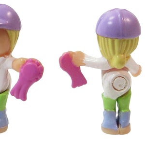 1995 Vintage Polly Pocket Dolls Pony Jumpin&#39; Fun - Polly Bluebird Toys (50375)