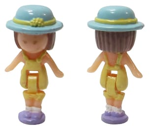1992 Vintage Polly Pocket Doll Snail Pen Pal - Suzy Bluebird Toys (49419)