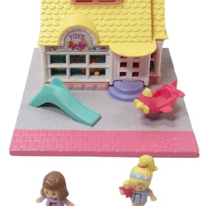 1993 Vintage Polly Pocket CoMPLETE Toy Shop Bluebird Toys (49271)