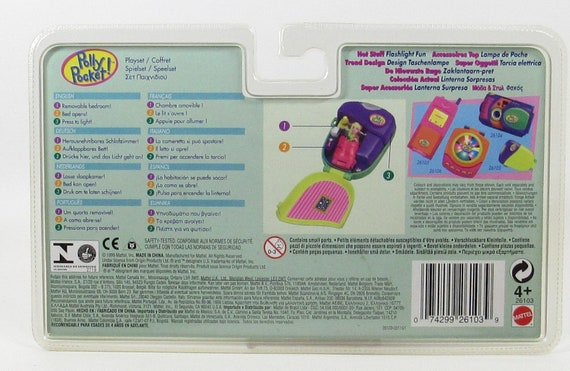 1998 Polly Pocket Vintage Hot Stuff Flashlight Fun RARE Variation
