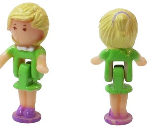 1994 Polly Pocket Dolls Strollin&#39; Baby - Polly Bluebird Toys (51309