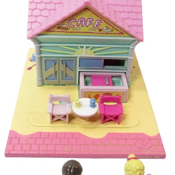 1993 Polly Pocket Beach Cafe Bluebird Toys (49223)