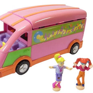 1998 Polly Pocket Polly and the Pops Tour Bus Vintage  Bluebird Toys. (44966)