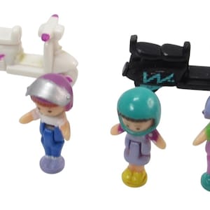 1994 Vintage Polly Pocket Scooter Fun Bluebird Toys (52391)