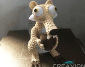 Scrat Ice Age Knitted Crochet STL File 3D Print