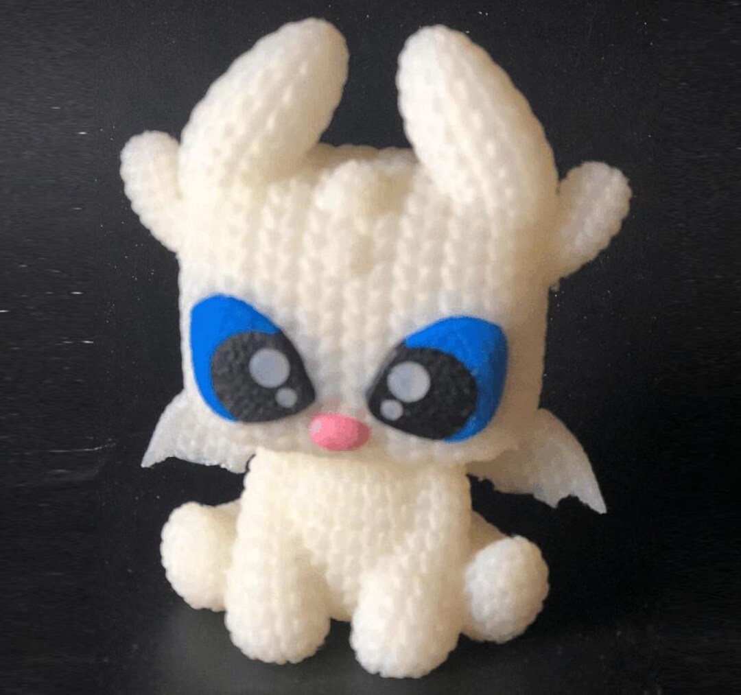 Light Furry Toothless STL File : 3D Print - Etsy UK