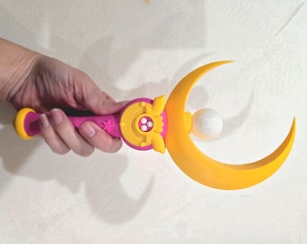 3D Printed Sailor Moon Inspired Transformation Stick- Wand Replica, Anime Cosplay Prop, Collector Display