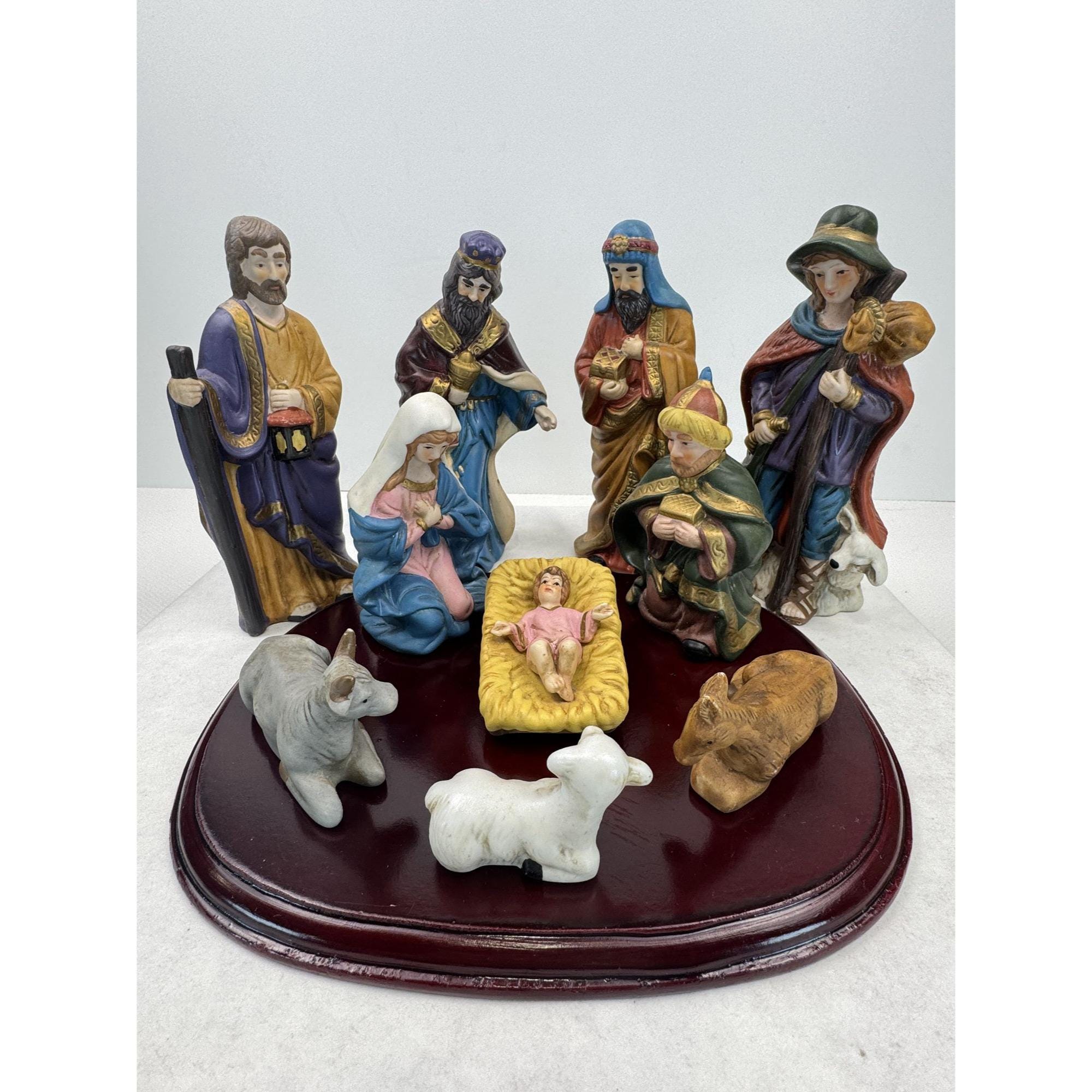 11 piece porcelain nativity set - Etsy 日本