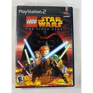LEGO Star Wars The Video Game PlayStation 2 PS2 2005 Rated E No Manual Tested
