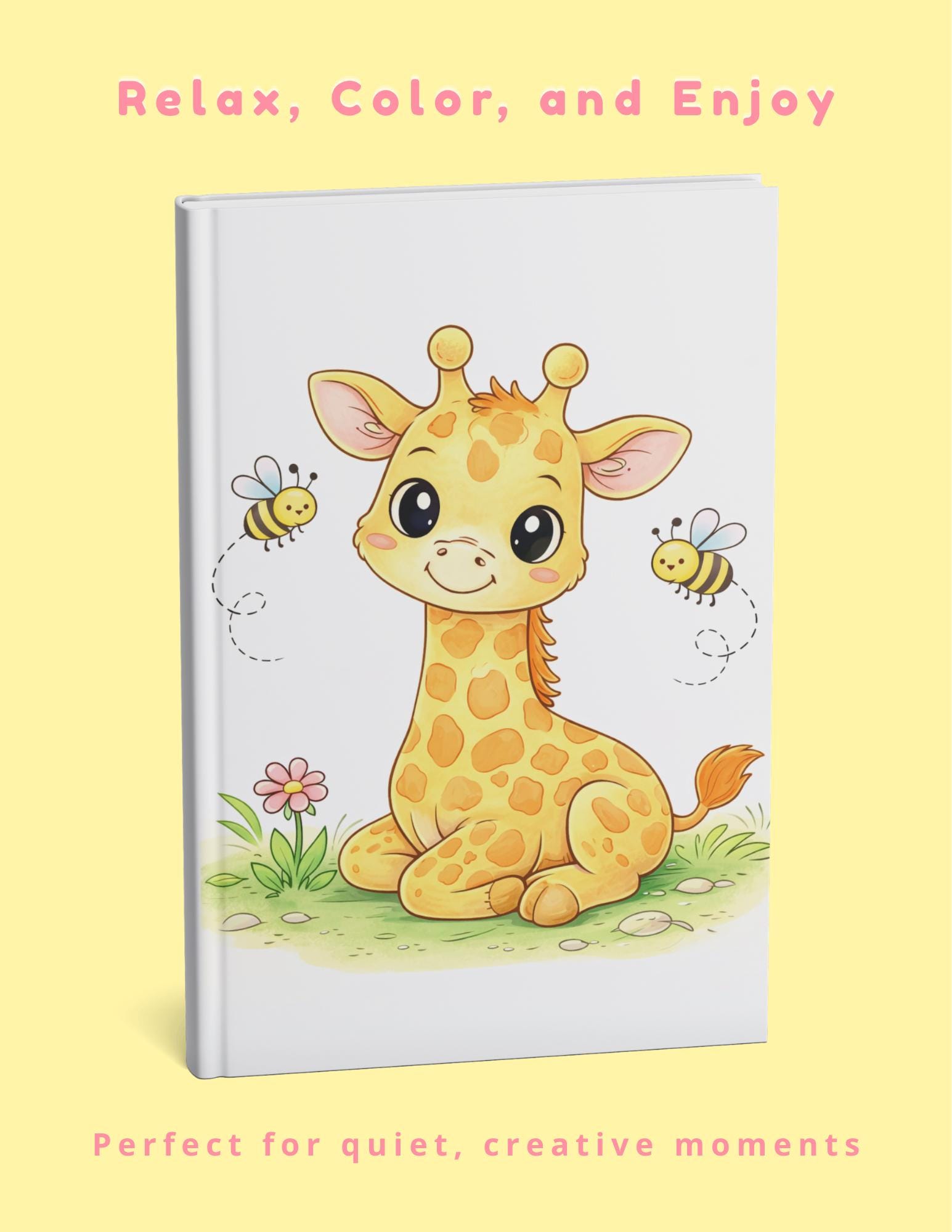 Baby Animal Coloring Book Printable PDF, 35 Easy Coloring Pages - Etsy