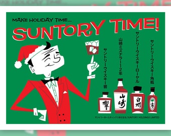 Suntory Time Screen Print, Holiday Edition