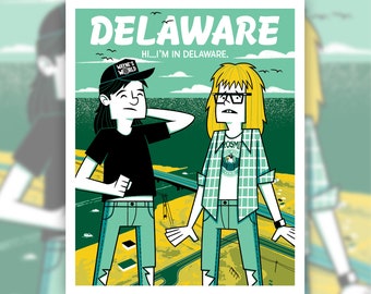 Delaware Digital Print
