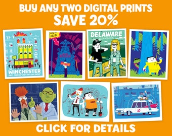 Buy 2 Digital Prints, Save 20%