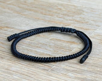 Tibetan Buddhist Knot Bracelet, Handmade Lucky Rope Braid