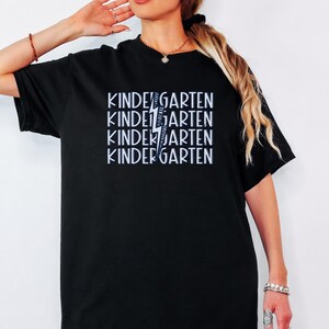 Kindergarten Teacher Shirt, Kinder Crew Tee, Elementary Teacher Gift, Back to School Teacher Shirt, Pre-K Classroom T-shirt