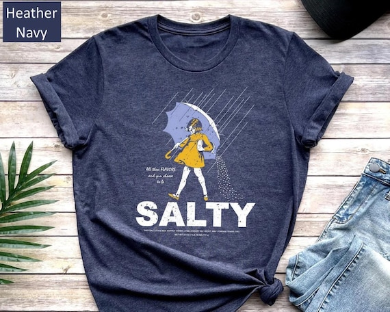 Salty Girl Tee: Women's Vintage Cotton Blend T-Shirt
