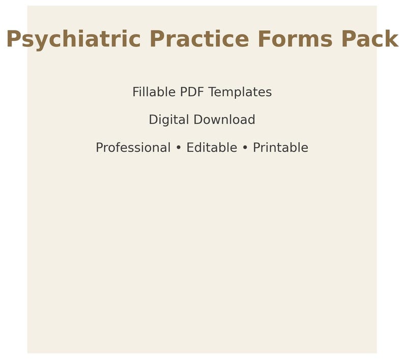 Form R For Psych Psychiatric Practice Forms | 14 Fillable PDF Templates (digital ...