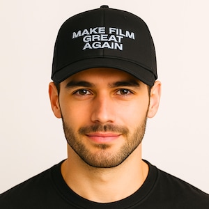 Film Crew Cotton Twill Cap: Movie Lover Gift