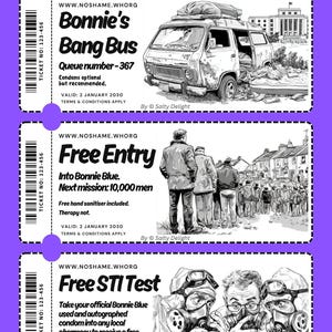 Rude Bonnie Blue Secret Santa Present - Buoni regalo divertenti per ragazzi, ragazze, ragazzine, ragazzine e tutti i tipi diversi.