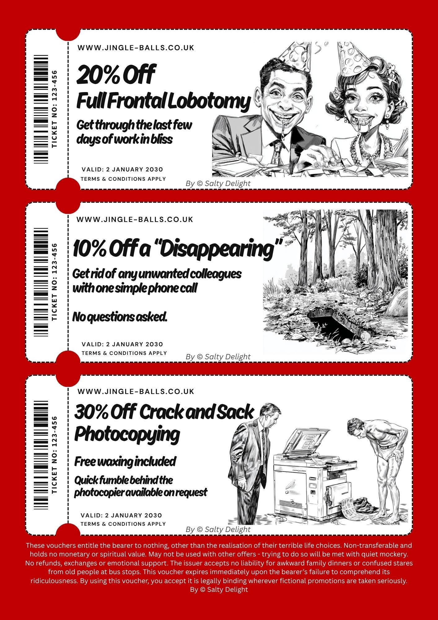 Hilarious Secret Santa Present Ideas - Rude, Funny, Joke Gift Vouchers ...